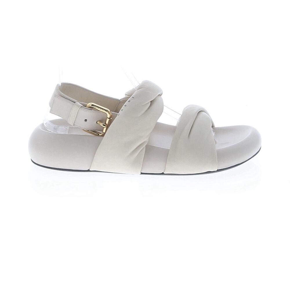 Women’s Marni Bubble Twisted Sandals Beige Size 38